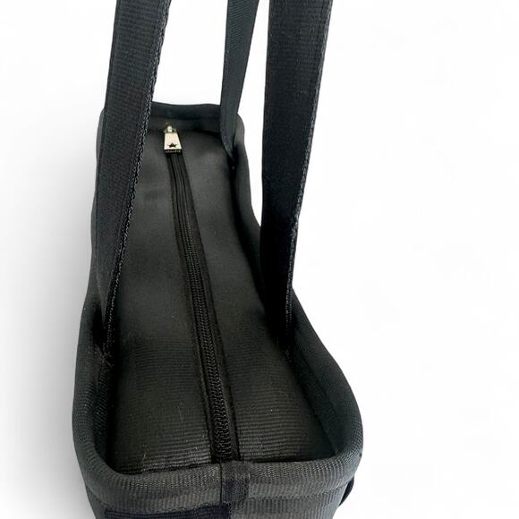 Harveys Original Seatbelt Shoulder Bag Y2K Black Boxy Long Strap Made in USA - Picture 8 of 14